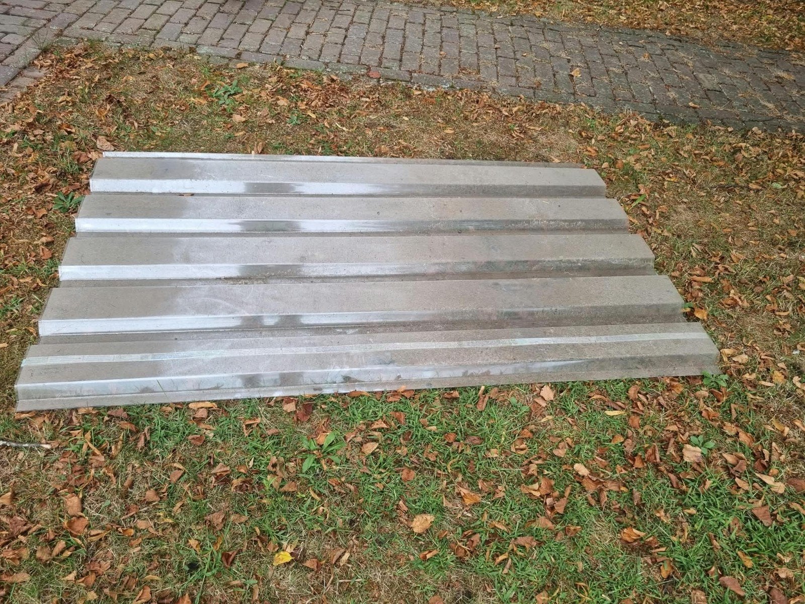 2 Nieuwe Lichtplaten - Dakplaat of Dakpanplaat, Kunststof, Nieuw, Minder dan 5 m², Grijs