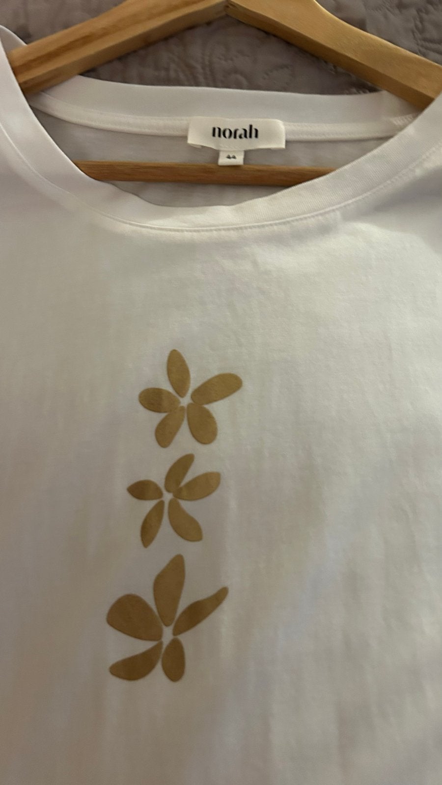 Norah T-shirt met bloemenprint - Maat 44, Wit, Maat 42/44 (L), Nieuw, Ophalen of Verzenden