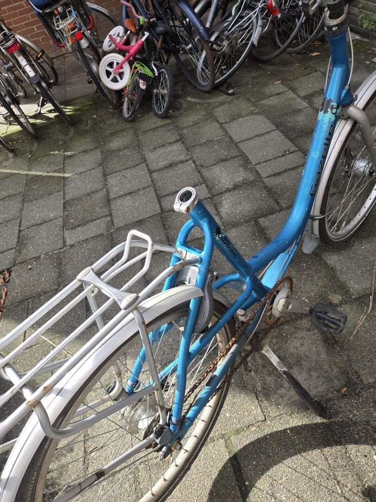 Opknap fiets, Fietsen en Brommers, Ophalen, Gebruikt, Versnellingen, Schijfrem