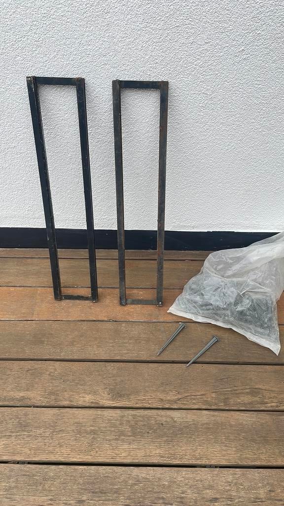 Euromac zaaggeleiders en zak hoekspieen, Ophalen of Verzenden, Gebruikt