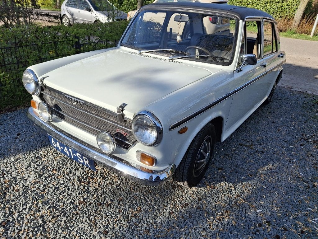 Austin Glider 1.3 GT 1971, Auto's, Voorwielaandrijving, 4 cilinders, Wit, Origineel Nederlands