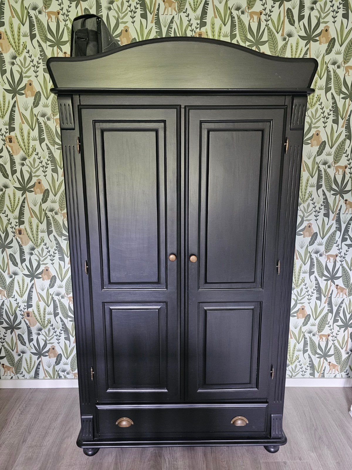 Massief houten kinderkamer set - kast, commode & ledikant, Ophalen, Gebruikt, Jongetje of Meisje