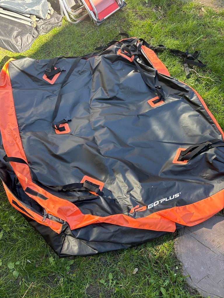 Coast Dakkoffer - Waterdicht - 560L - Zwart/Oranje, Auto diversen, Dakkoffers, Ophalen of Verzenden, Zo goed als nieuw