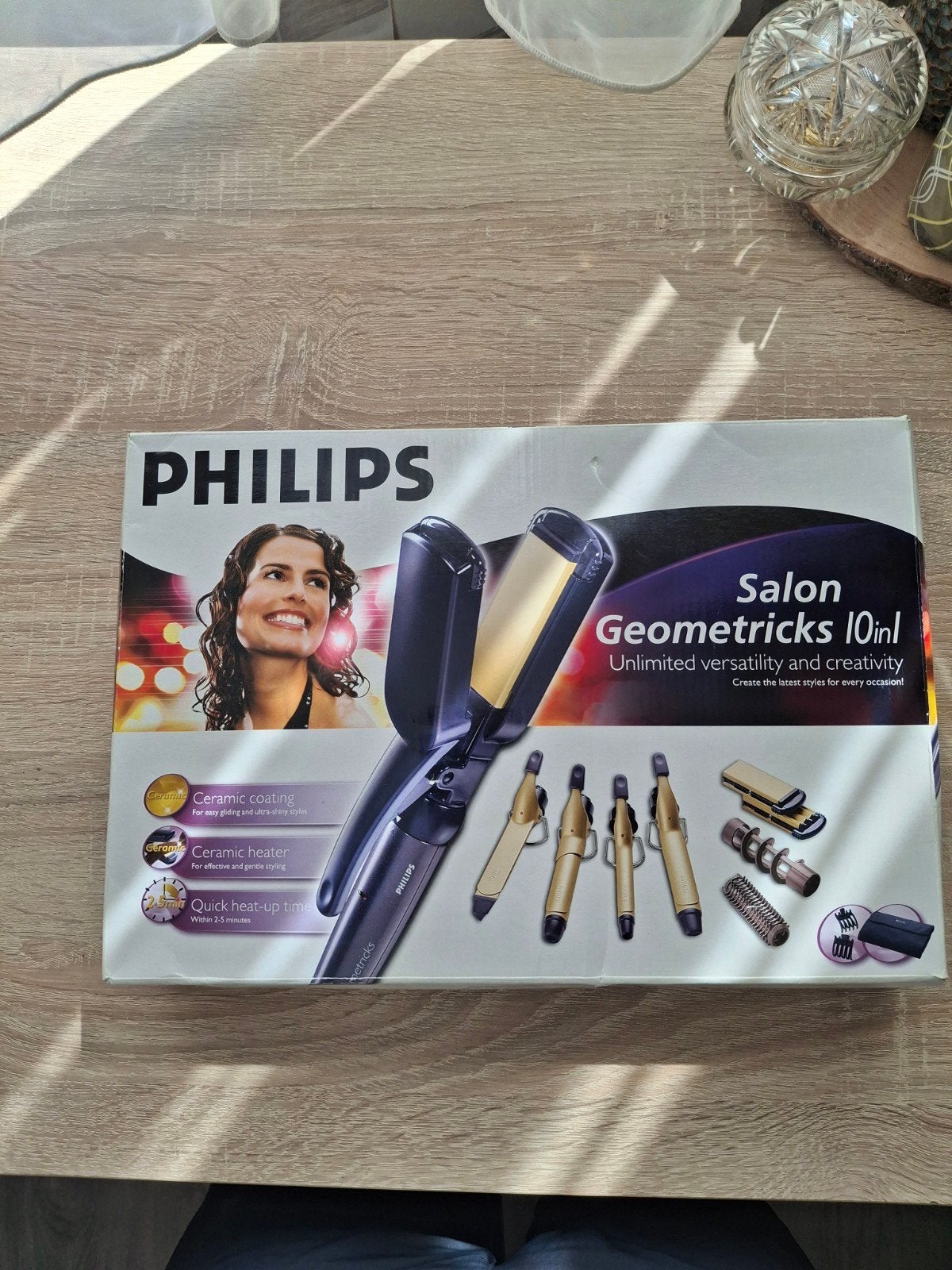 Philips Salon Geometricks 10-in-1 krulset - Helemaal nieuw, Ophalen of Verzenden, Nieuw, Haarverzorging