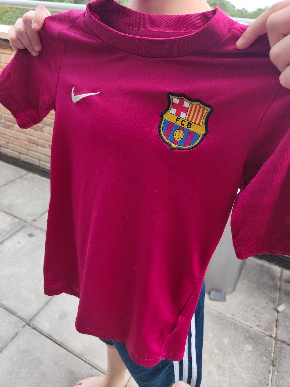 Nike FCB 128-137, Maat XS of kleiner, Ophalen, Shirt