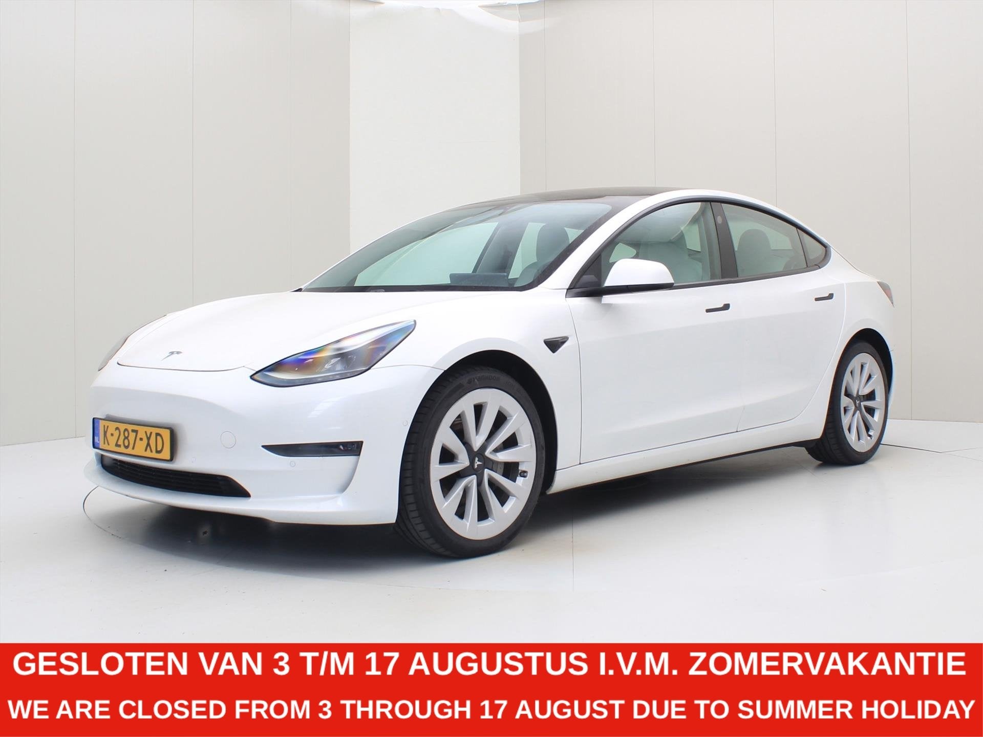 Tesla Model 3 Long-Range AWD 351pk 75 kWh FACELIFT 88,6% SoH, Automaat, Multifunctioneel stuurwiel, Gebruikt, Zwart