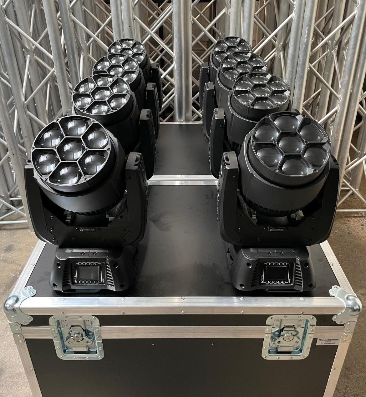 8x Infinity IW741 RDM Led Wash Movinghead, Muziek en Instrumenten, Ophalen, Zo goed als nieuw, Licht