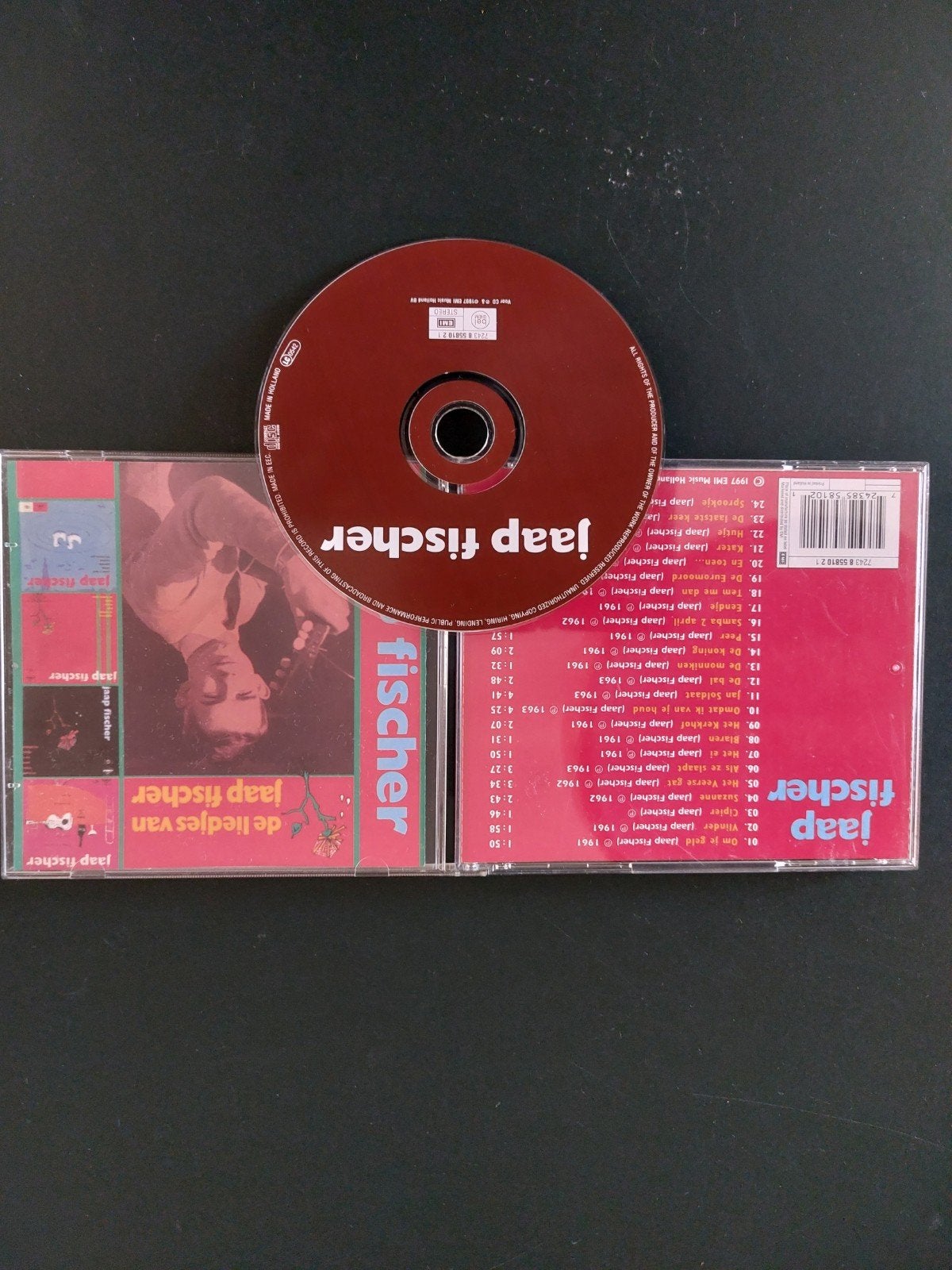 Jaap Fischer - De Liedjes Van Jaap Fischer CD, Gebruikt, Cabaret of Kleinkunst, Ophalen of Verzenden, Verzamelalbum