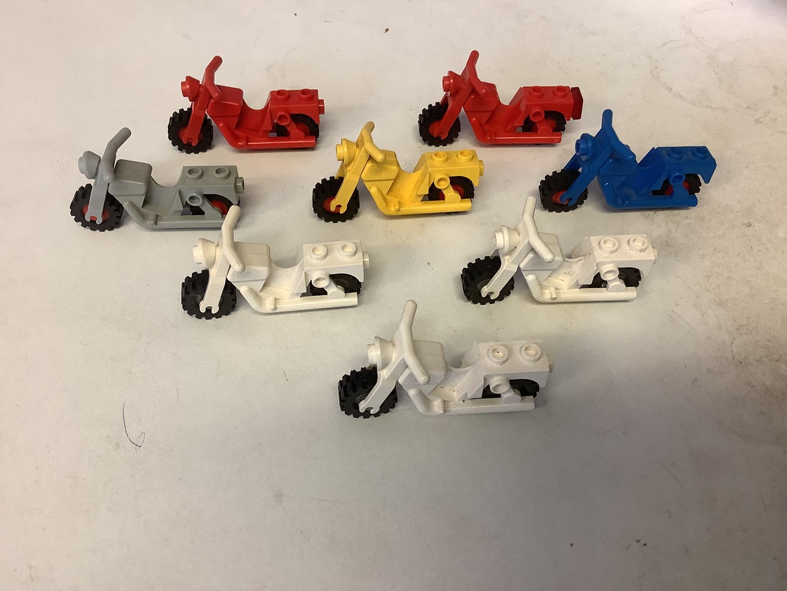 Lego motorfiets brommer, Ophalen of Verzenden, Gebruikt, Losse stenen, Lego