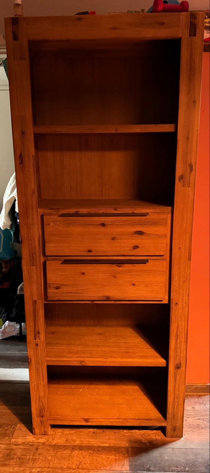 Salzburg Pronto Boekenkast met Lades - Massief Hout, Ophalen, Gebruikt, 200 cm of meer, 50 tot 100 cm