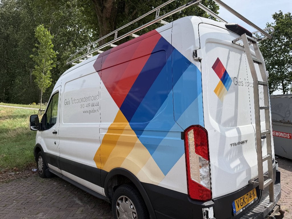 Ford Transit GB 310 L2h2 Tdci 105pk FWD 2020 Wit, Auto's, Stof, 4 cilinders, Wit, Origineel Nederlands