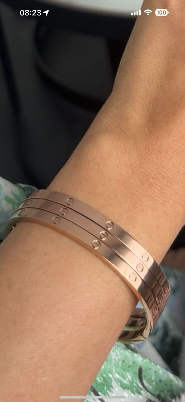 Cartier set van 3 rose gold, Verzenden, Nieuw, Roze, Goud