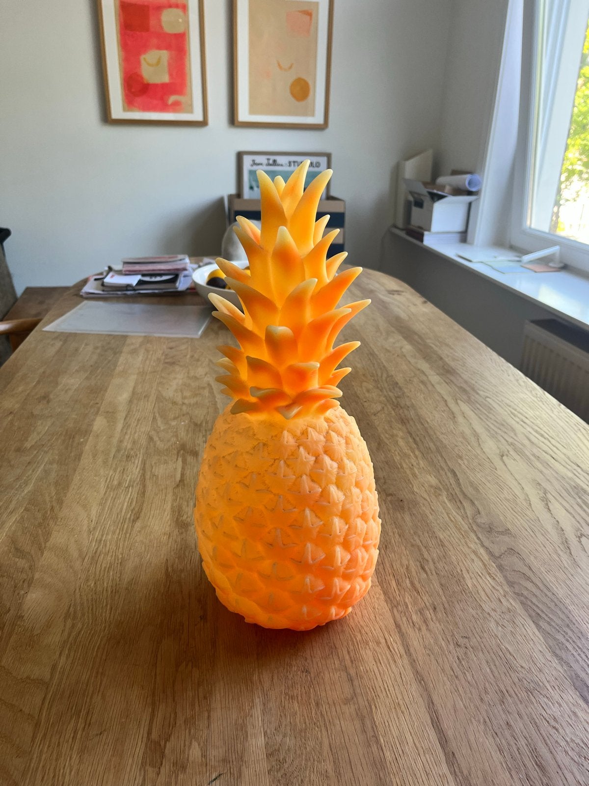 Ananaslamp - Sfeervolle lampje voor elke kinderkamer, Overige stijlen, Kunststof, Ophalen of Verzenden, Zo goed als nieuw