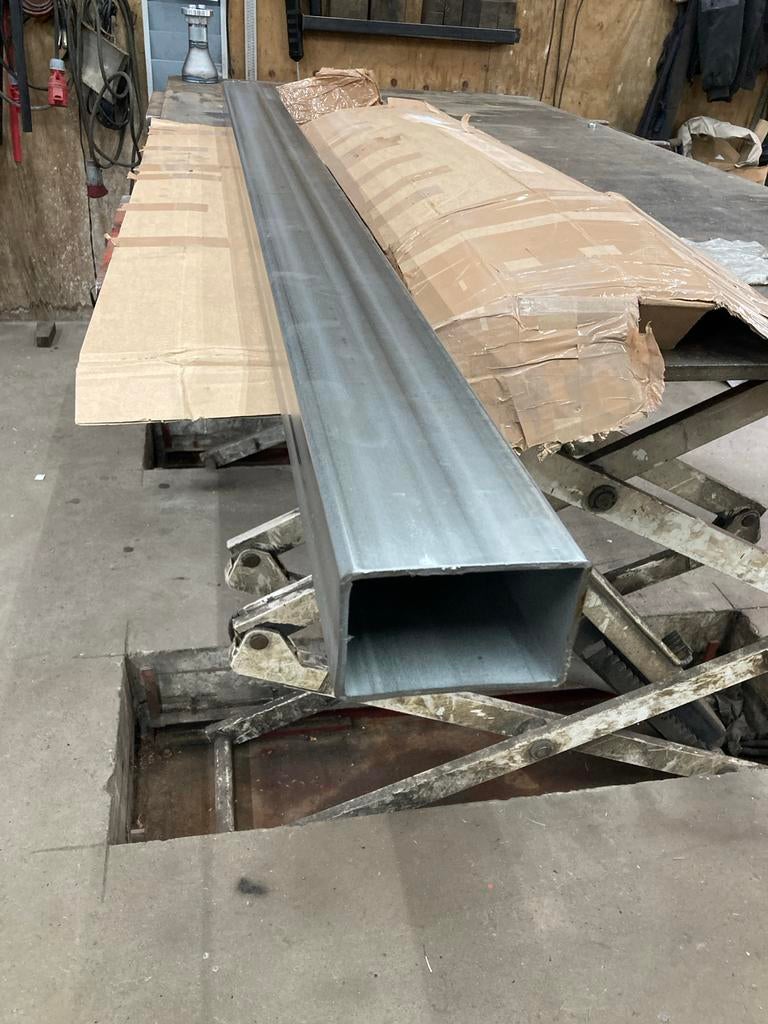 RVS316 koker 120x80x4 - Nieuw, Ophalen, Nieuw, Overige metalen