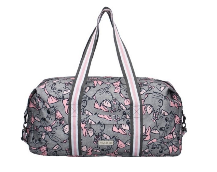 Marie Cat Weekendtas - Disney Aristocats Sporttas / Reistas, 40 tot 60 cm, 20 tot 30 cm, Ophalen of Verzenden, Grijs