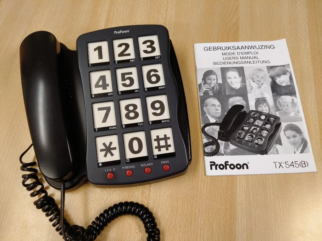 Senioren telefoon, Ophalen, Gebruikt