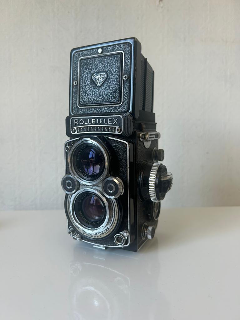 Rolleiflex 3.5 F Planar - Klassieke TLR Camera, Audio, Tv en Foto, Fotocamera's Analoog, Ophalen of Verzenden, Gebruikt, Spiegelreflex