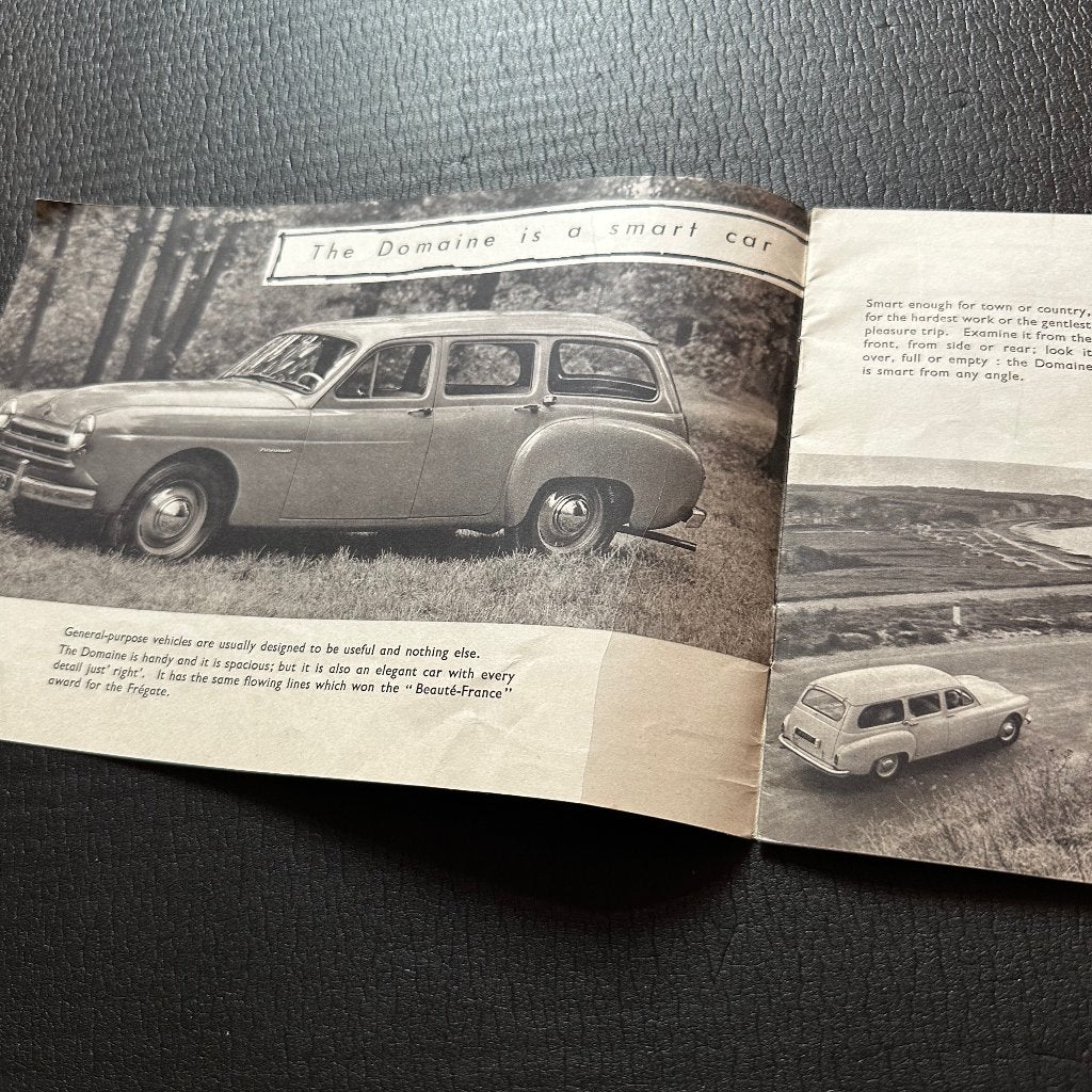 #18) RENAULT Domaine - 1956, Verzenden, Gelezen, Renault