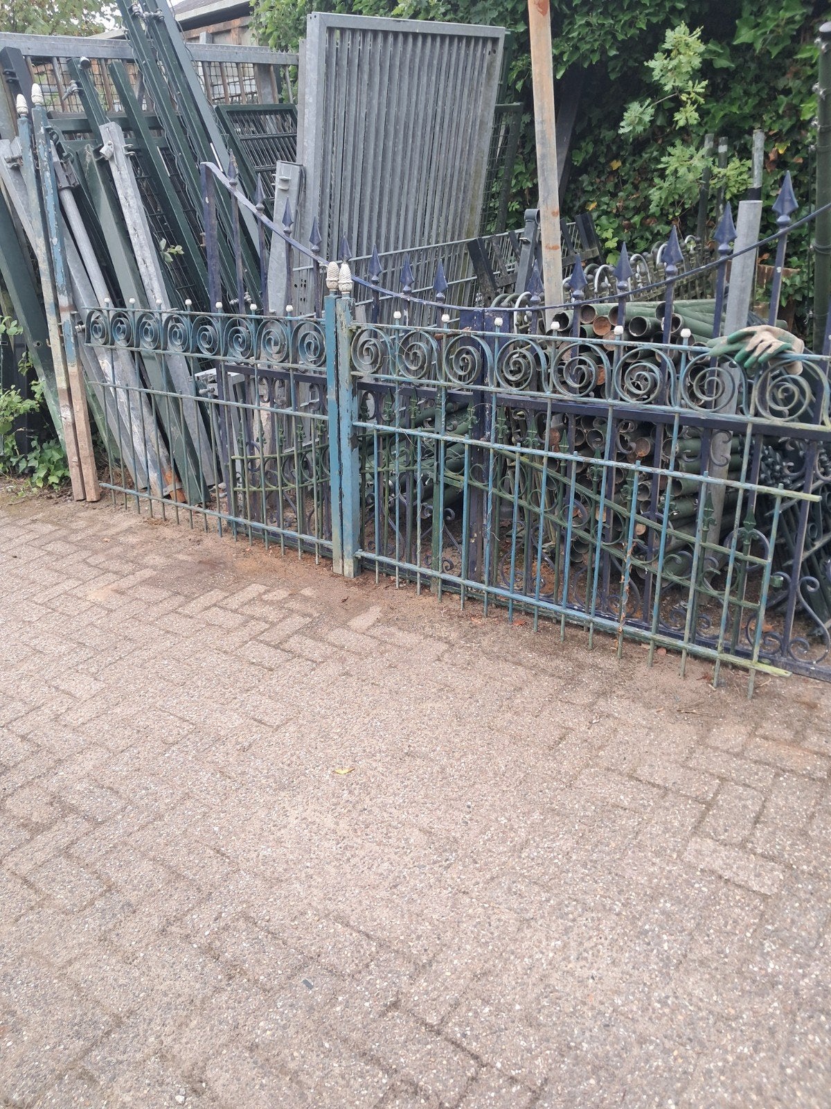 sier  poort, Tuin en Terras, Ophalen, Gebruikt, IJzer, Tuinhek
