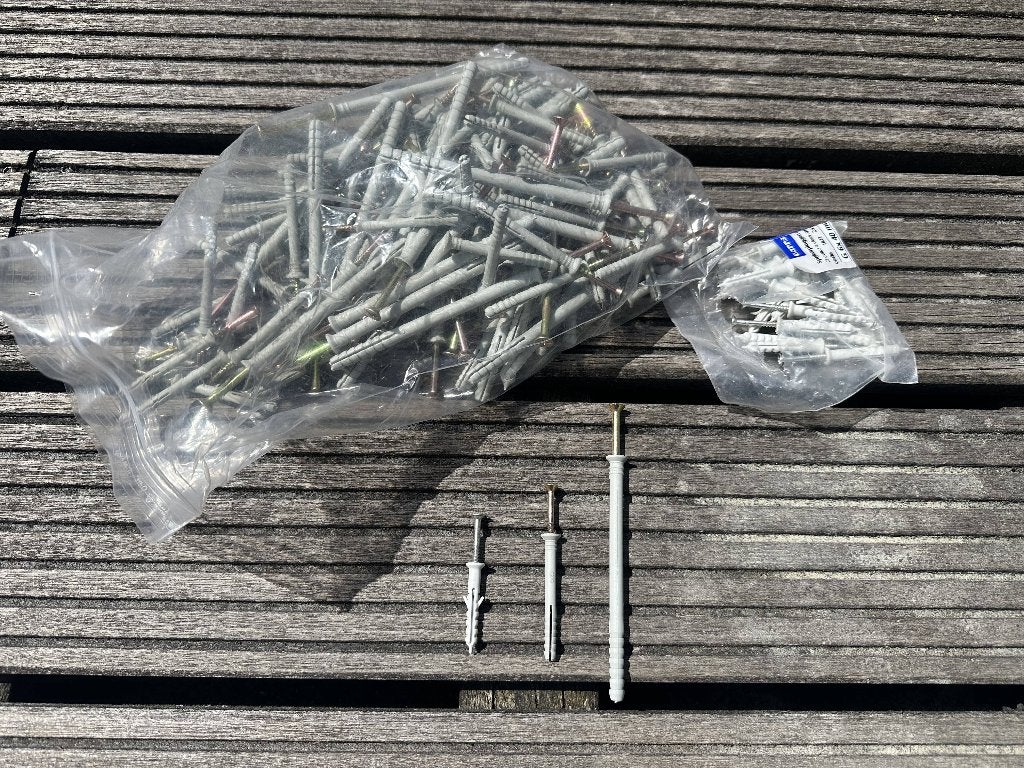 Partij slagpluggen / spijkerpluggen diverse maten, Ophalen of Verzenden, Nieuw, Overige typen
