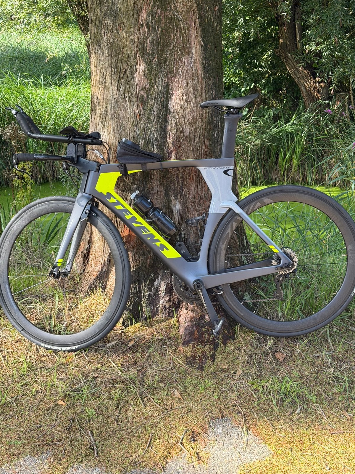 Stevens Super Trofeo Triathlon fiets, Fietsen en Brommers, Fietsen | Racefietsen, Carbon, Zo goed als nieuw, Meer dan 20 versnellingen