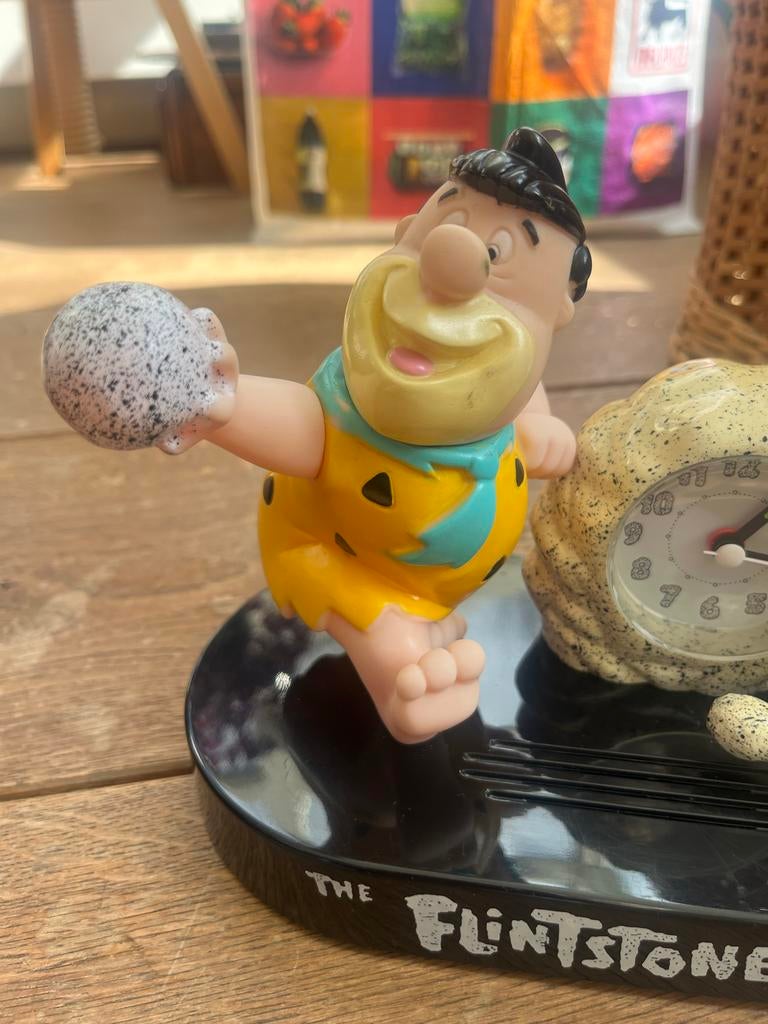 Bowlingwekker met Fred Flintstone,, Ophalen of Verzenden, Gebruikt, Jongen of Meisje