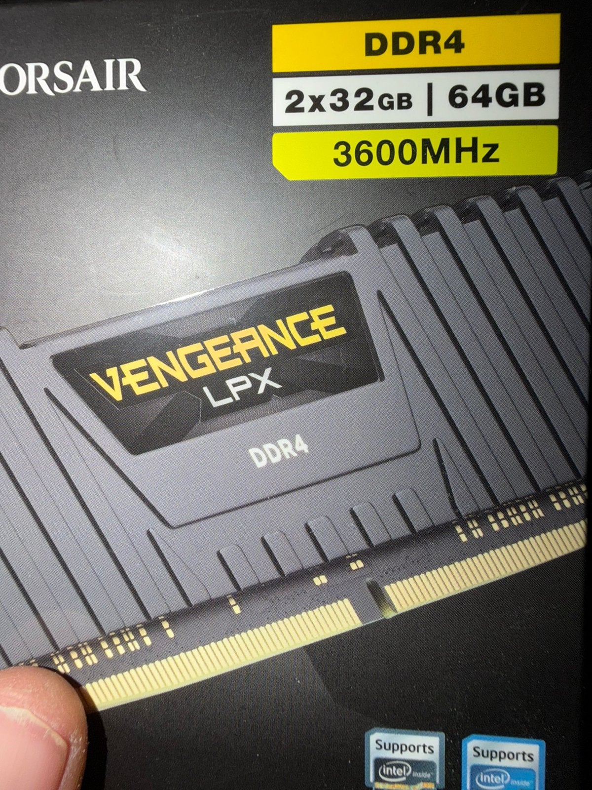 DDR4 Corsair Vengeance LPX 64GB 3600MHZ, Computers en Software, RAM geheugen, DDR4, Ophalen of Verzenden, Zo goed als nieuw, Desktop