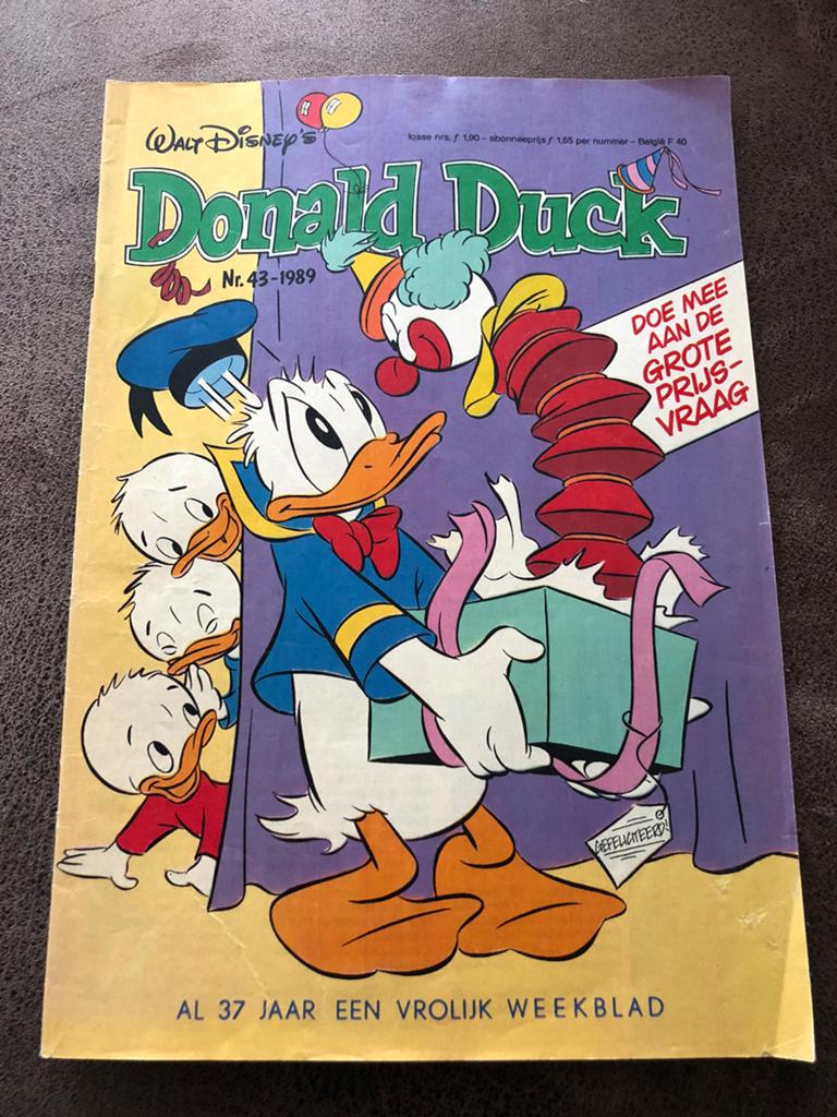 Donald Duck Nr 43 1989, Meerdere stripboeken, Ophalen of Verzenden, Zo goed als nieuw