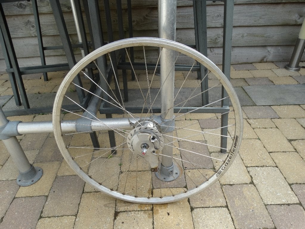 28 inch achterwiel nexus 8 8 versnellingen, Ophalen of Verzenden, Gebruikt, Wiel, Aluminium