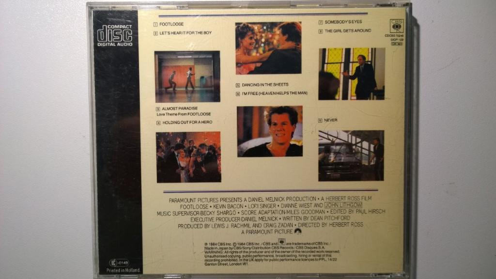 Footloose (Original Motion Picture Soundtrack), Ophalen of Verzenden, Zo goed als nieuw