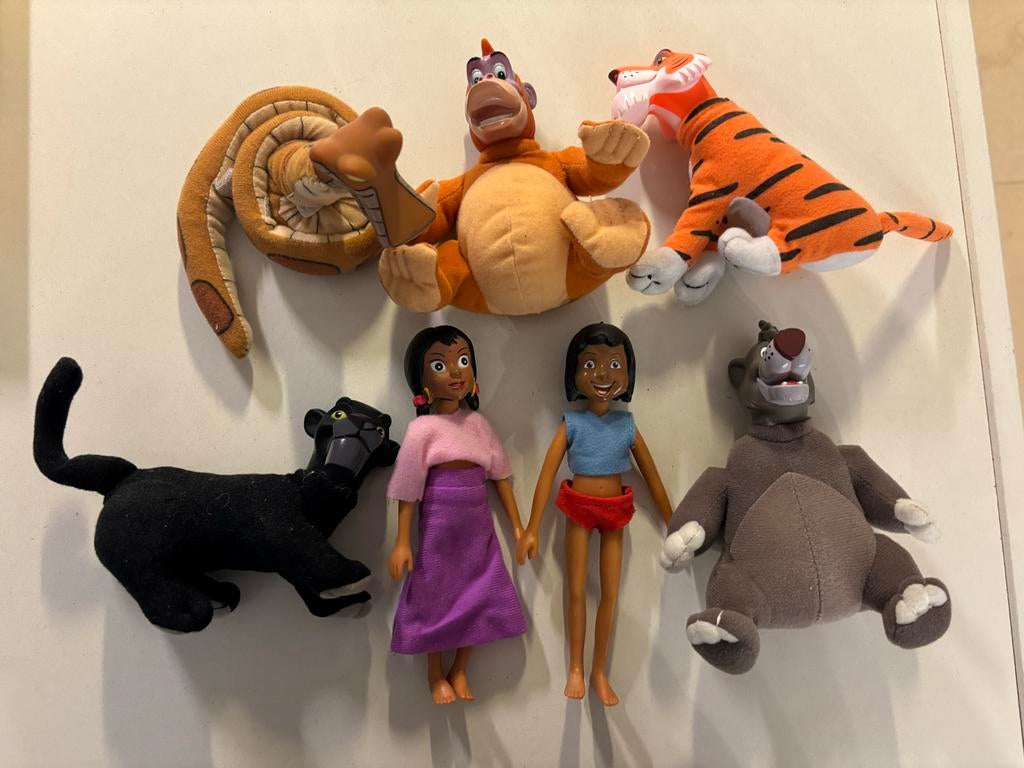 Albert Heijn Jungle Boek Speelgoed Set: Knuffels en Poppen!, Ophalen of Verzenden, Zo goed als nieuw, Jongen of Meisje