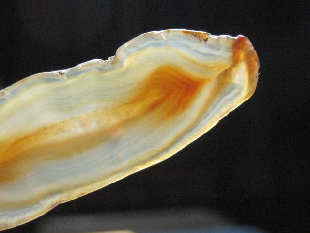 e. 9x kleine NATUURLIJKE AGAATSCHIJF (5), Verzenden, Nieuw