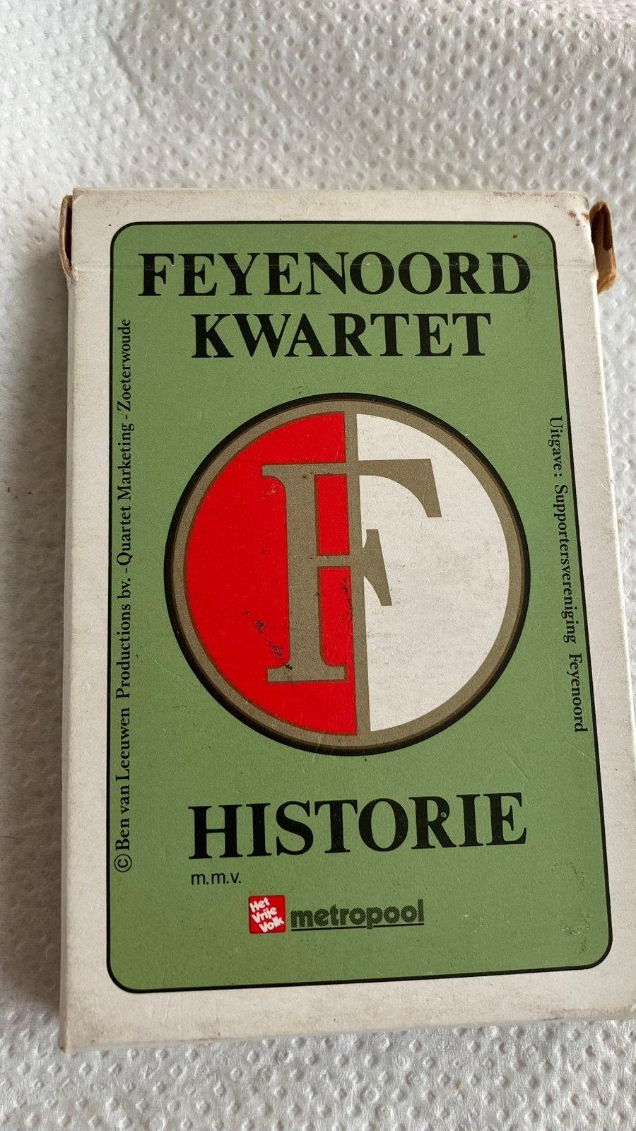 Feyenoord kwartet historie, Verzamelen, Ophalen of Verzenden, Zo goed als nieuw, Kwartet(ten)
