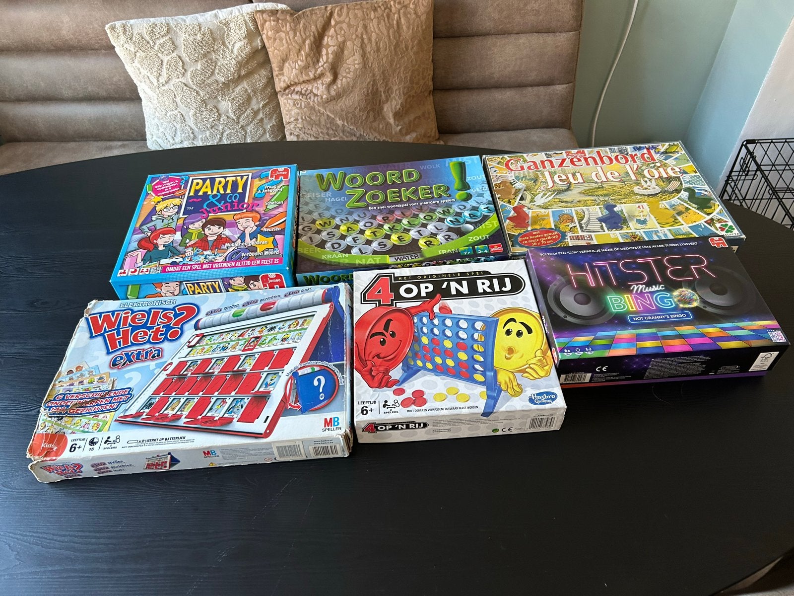 Diverse bordspellen: Party & Go, Wie is het?, Hitster en mee, Hobby en Vrije tijd, Gezelschapsspellen | Bordspellen, Drie of vier spelers
