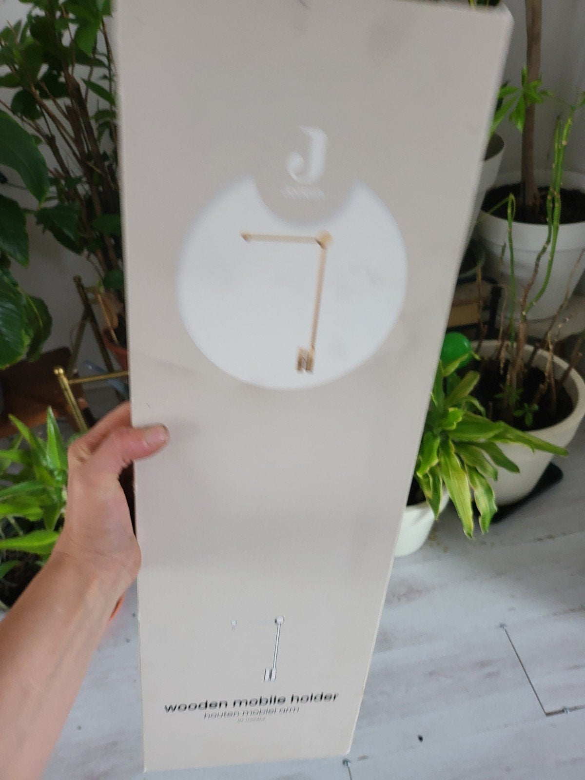 Houten Mobiele Houder - Nieuw in Doos, Ophalen of Verzenden, Nieuw