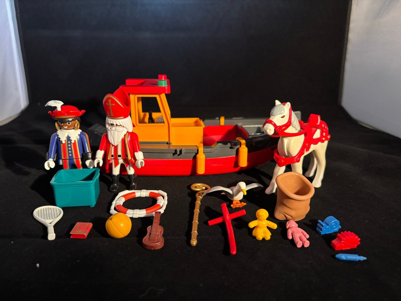 Playmobil Stoomboot van Sinterklaas (Complete Set), Ophalen of Verzenden, Zo goed als nieuw, Overige series, Boot/Schip