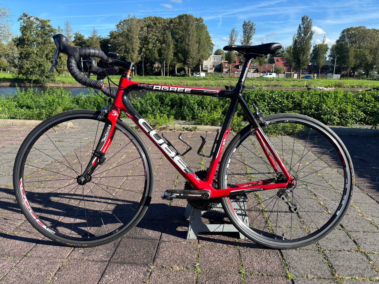 Cube Agree GTC Race 54cm - Carbon frame, Fietsen en Brommers, 28 inch, Gebruikt, Carbon, Velgrem