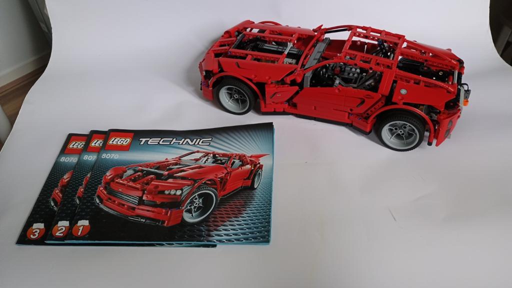 LEGO Technic 8070 Super Car - Compleet met boekjes, Ophalen, Gebruikt, Overige merken