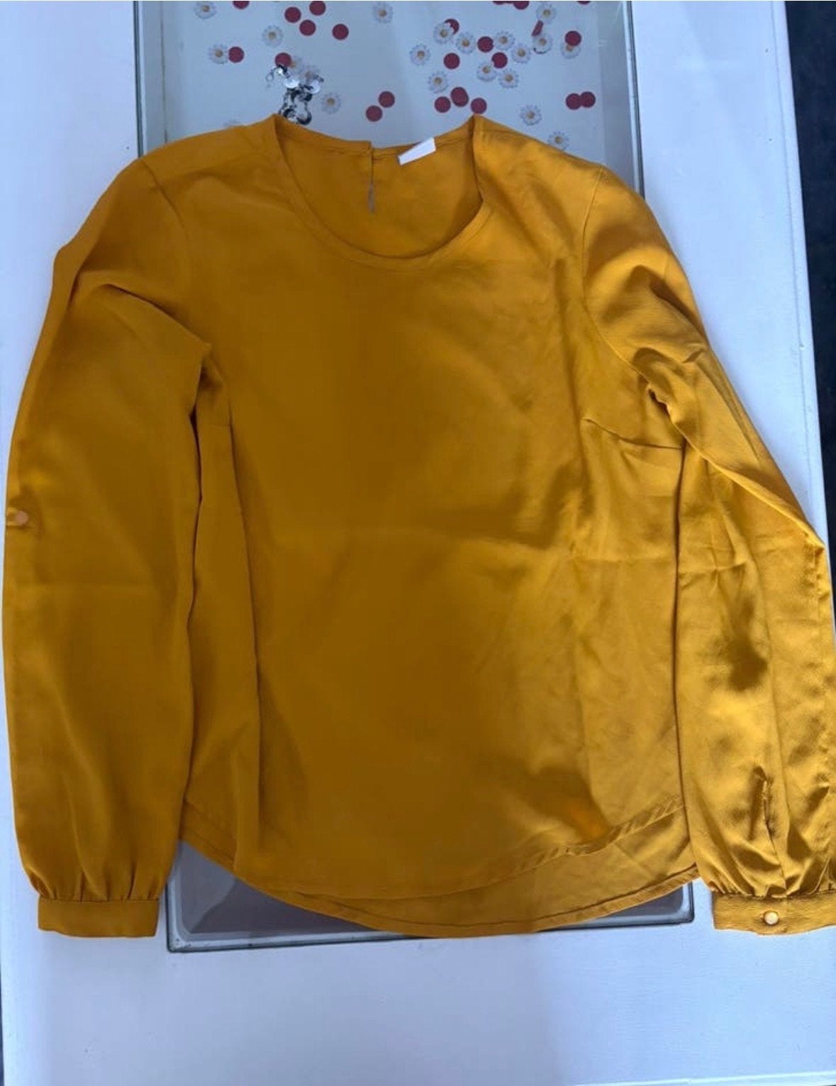 Vero Moda Blouse Maat S - Okergeel, Kleding | Dames, Blouses en Tunieken, Ophalen of Verzenden, Zo goed als nieuw, Maat 36 (S)