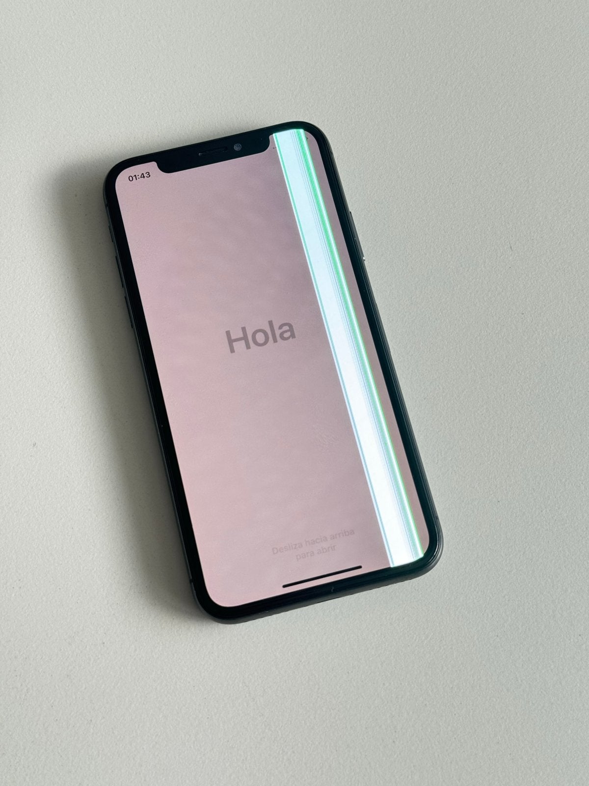 Apple iPhone X iPhone 10 64GB zwart - leds defect, Telecommunicatie, Gebruikt, 75 %, Zwart, 64 GB