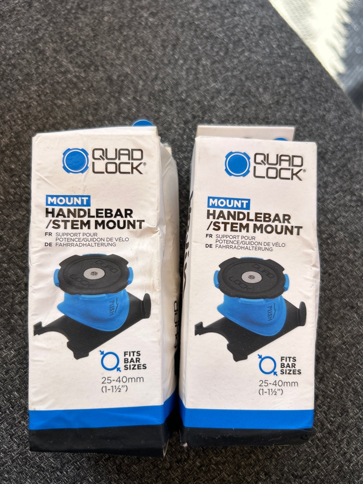 Quad Lock stuur/stuurpenhouder (2 stuks), Ophalen of Verzenden, Nieuw