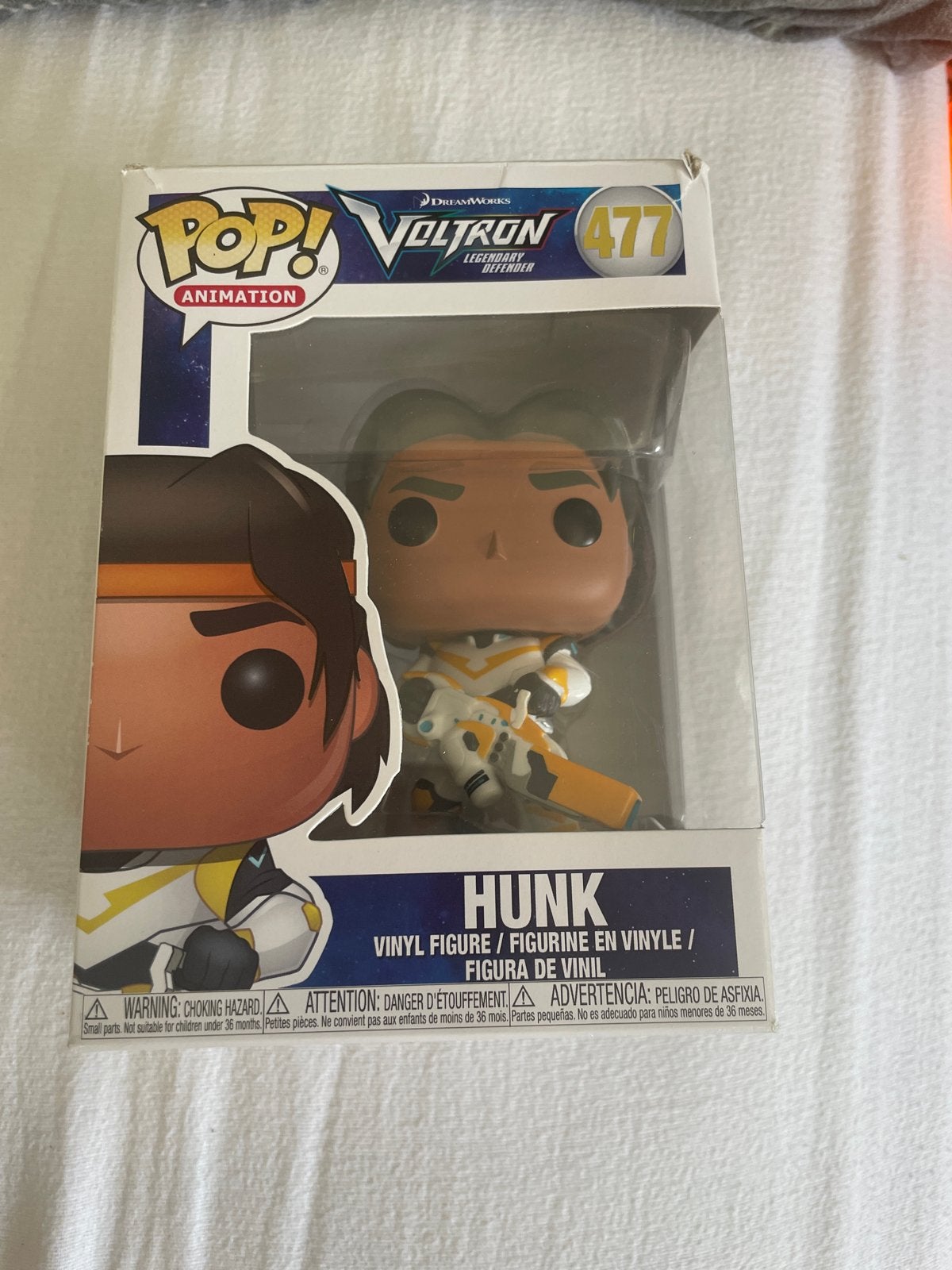 Funko Pop! Voltron Legendary Defender Hunk #477, Ophalen of Verzenden, Zo goed als nieuw