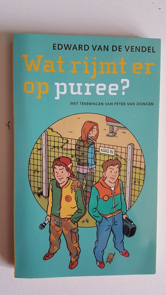 Edward van de Vendel, wat rijmt er op puree?, Ophalen of Verzenden, Zo goed als nieuw, Fictie algemeen