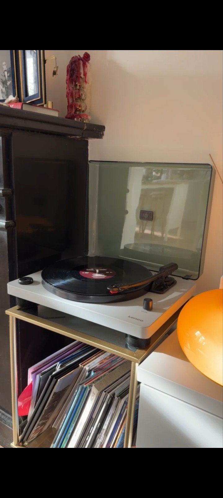 Foto 3 van Lenco LS-50GY Turntable with Built-in Speakers (Grey)