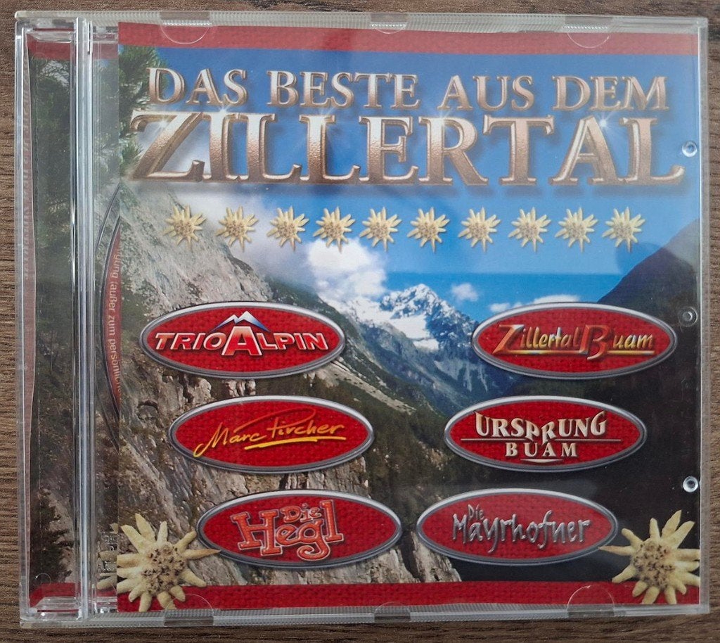 1 st. CD das beste aus dem Zillertal, Ophalen, Gebruikt, Volksmusik