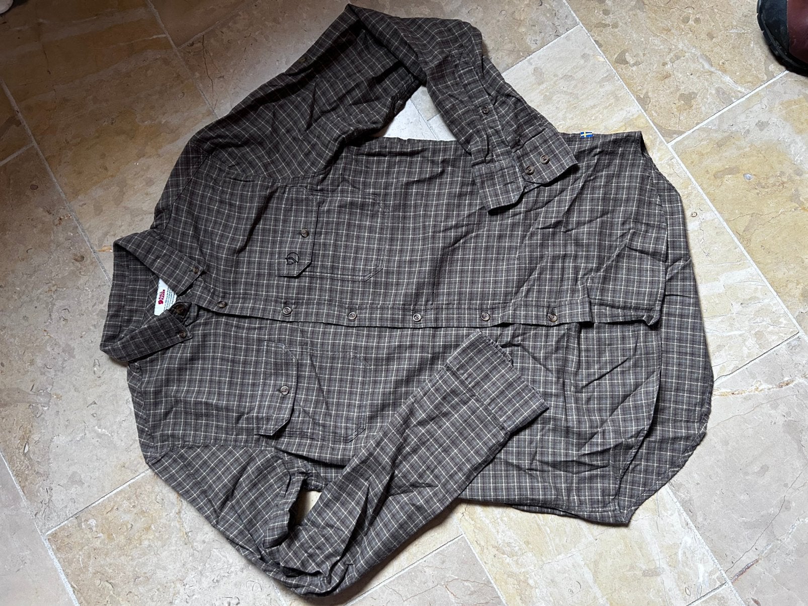 Fjallraven Forest Flanel Shirt, comfort Fit S (iets ruimer), Ophalen of Verzenden, Zo goed als nieuw, Kleding