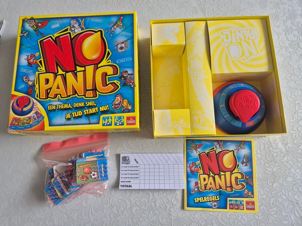 Gezelschapsspel No panic, Ophalen, Zo goed als nieuw, Jongen of Meisje
