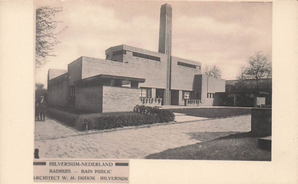 702-251-023 Hilversum-Nederland Badhuis Dudok, Verzenden, Voor 1920, Noord-Holland