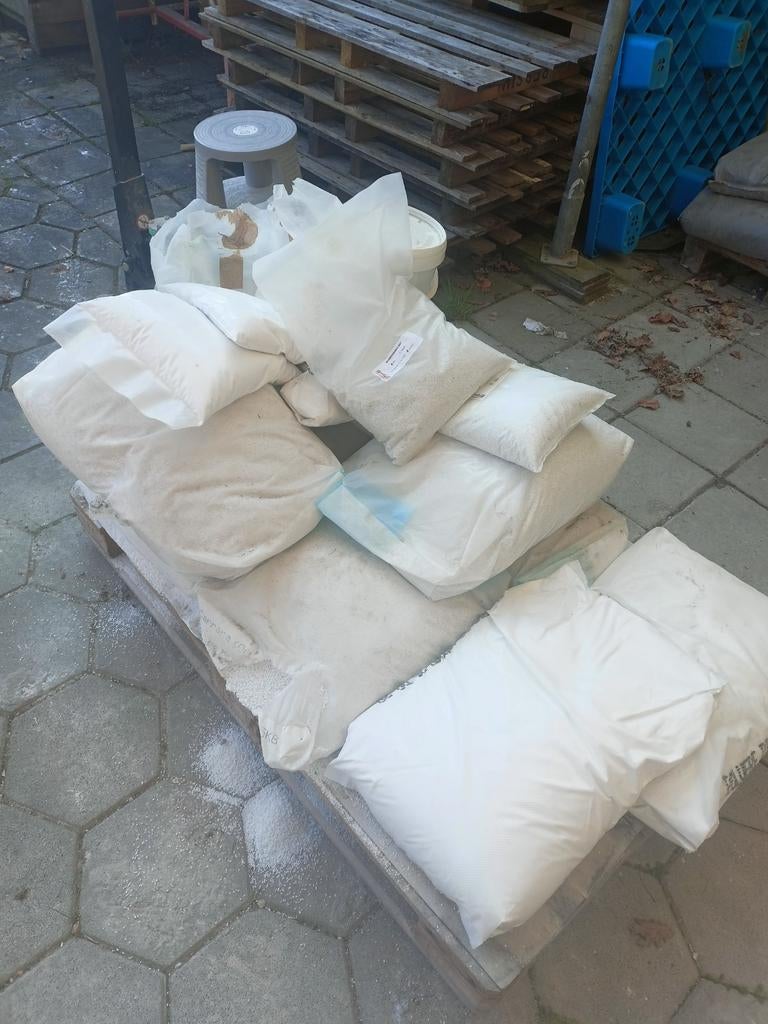 Witte Marmer Split - Grof & Fijn Grit voor Tuin & Aquarium, Tuin en Terras, Wit, Nieuw, Ophalen of Verzenden, Split