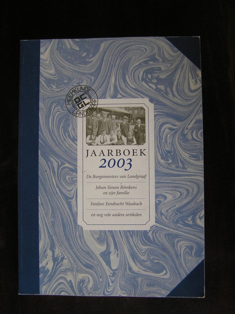 Heemkunde Landgraaf - Jaarboek 2003, Ophalen of Verzenden, Zo goed als nieuw